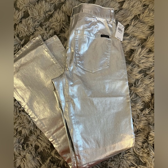 SANCTUARY HAYDEN METALLIC BOOTCUT PANTS SIZE 27 & 28 - Picture 4 of 8